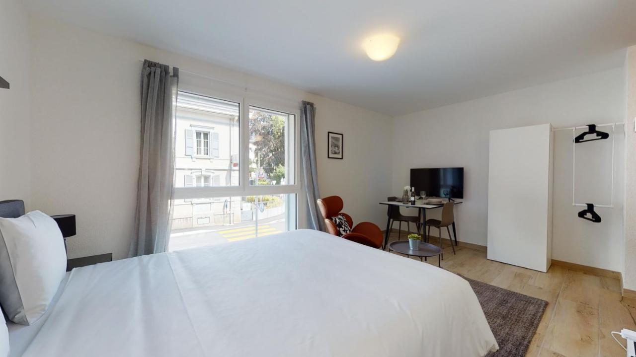 Nonanteneuf Appart Hotel Aigle - Contactless Check-In Exterior foto