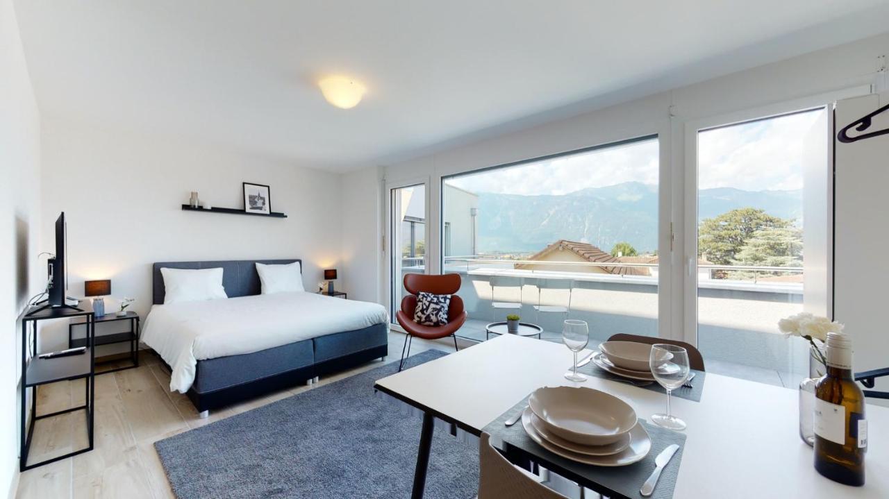 Nonanteneuf Appart Hotel Aigle - Contactless Check-In Exterior foto